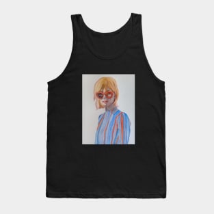 a rayas arte Tank Top